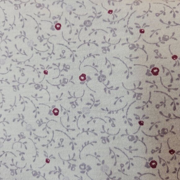 Croft & Barrow granny Nightgown Womens M  Lace Floral gather button jersey retro - Picture 10 of 13